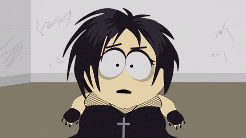 shock goth GIF by South Park 