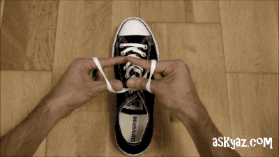 shoes tie GIF