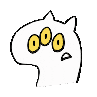 Cat What Sticker