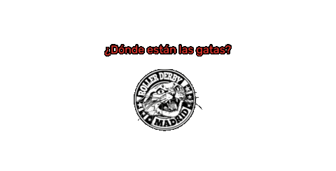 Cat Patinaje Sticker by Roller Derby Madrid