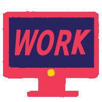 elexmedia work computer working job Sticker