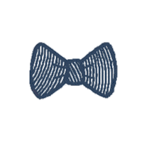 Gestrikt bow bowtie strik hairbow Sticker