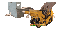 agroemanuelpy retro obra construccion maquina Sticker