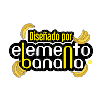 Disenado Por Elemento Banana Sticker by Elemento Banana