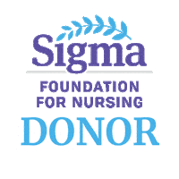 Foundation Donor Sticker by Sigma Nursing