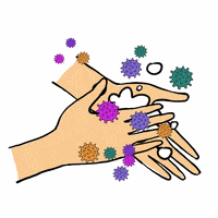 rau-and-friends corona social distancing social distance washing hands GIF