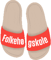 Sommer Slippers Sticker by Folkehøgskolene