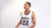 navyathletics navy athletics navy basketball navy mens basketball cam davis GIF
