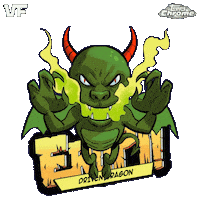Dragon Flying Sticker by VeeFriends