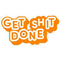 Brand Get Shit Done Sticker by in-tech