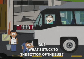 kenny mccormick bus GIF by South Park 
