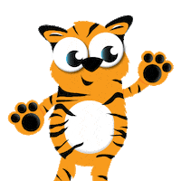 younginnovations tiger zooby zoobydental talonthetiger Sticker