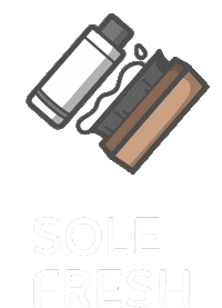 SoleFreshru sneakers cleaning dirt foam Sticker