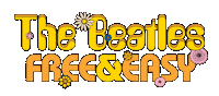 The Beatles Sun Sticker by Free & Easy