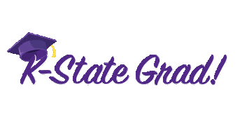 KState kstate kansasstateuniversity kstategrad spring2020grad Sticker