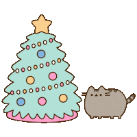 Merry Christmas Love Sticker by Pusheen