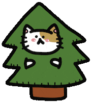Merry Christmas Cat Sticker by Playbear520_TW