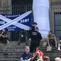 Crime Against Fashion: Kilted Scottish Fan Shows Belgian Police a Little More Than They Bargained For