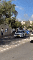 Israeli Civilians Pay Tribute to 'Fallen Officer' in Modiin City