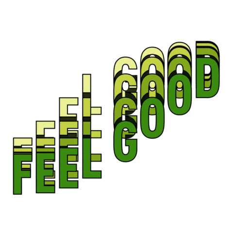 Happy Mental Health Sticker by Good Earth Tea
