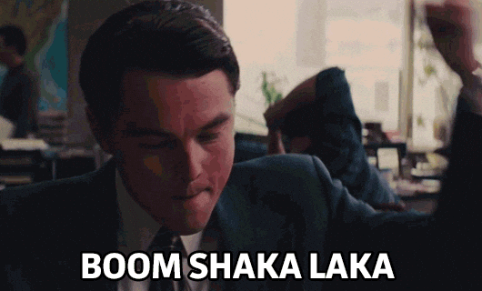 Boom Shaka Laka Leonardo Dicaprio GIF