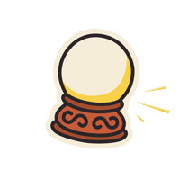Bola De Cristal Magic Sticker