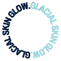 Skincare Glow Sticker by Glacial Skin