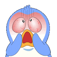 No Way Omg Sticker by Pudgy Penguins