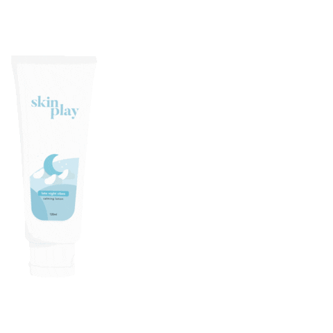 SkinPlay giphyupload blue white makeup Sticker