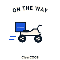 Coming Soon Delivery Sticker by ClearCOGS