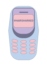 Hair Sticker by Hairsharkuk