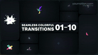 Seamless Colorful Transitions 01 10