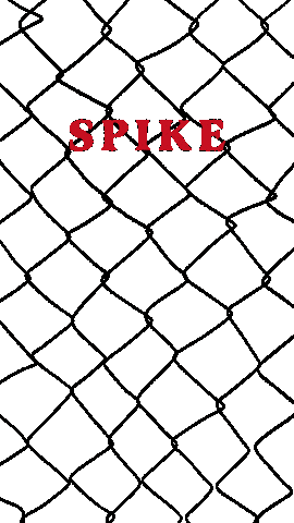 Spike Fence Sticker by nitrousa