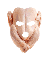 Thanksgiving Turkey Sticker by MANGOTEETH