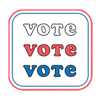 American Sticker Sticker by Rock The Vote