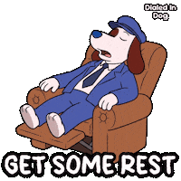 Tired Dog Sticker by VeeFriends