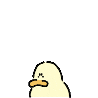 420gram00 angry character duck banana Sticker