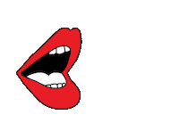 lips feminism Sticker by Julie Ann Art