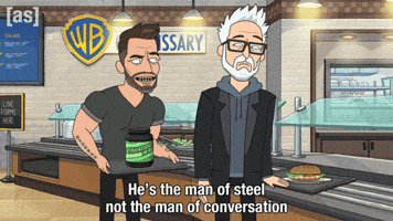 Man Of Steel Dc GIF by Adult Swim