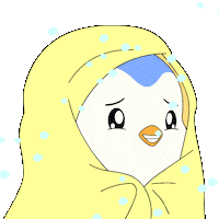 Snow Freezing Sticker by Pudgy Penguins