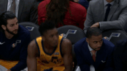 donovan mitchell player bench GIF by NBA