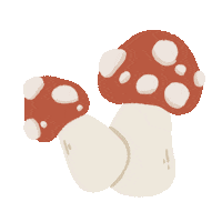 Forest Mushroom Sticker