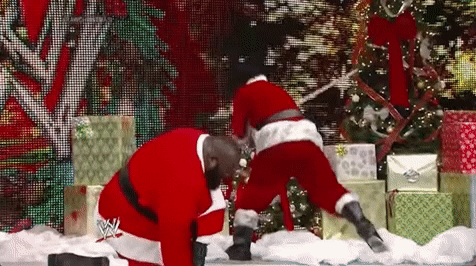 Christmas Wrestling GIF by WWE