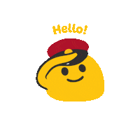 Hello Sticker by The Majurity Trust