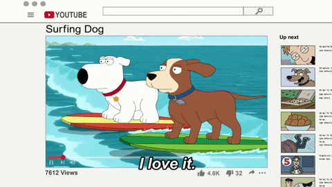 Surf GIF by Family Guy