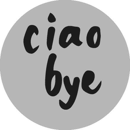 Ciao Adieu Sticker by Peaa