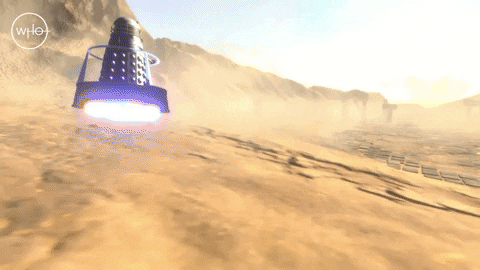 Run Avoid GIF by Doctor Who