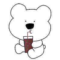 마시다 Polar Bear Sticker