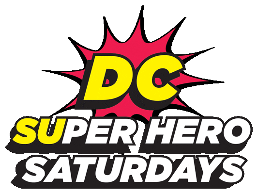 wbworldad giphyupload superhero saturday warner bros Sticker