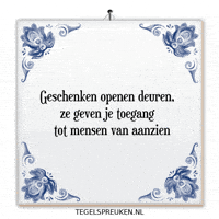 Wijsheid Spreuk GIF by Tegelspreuken.nl